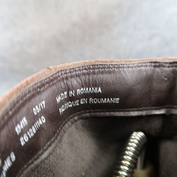 Clarks Shoes Womens 7 Bootie Fashion Buckle Strap Zip Leather Brown Elvina Haze - Picture 8 of 15